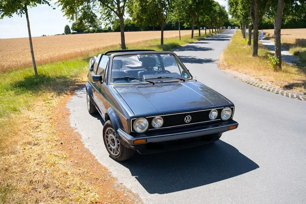 Gebraucht VW Golf Cabriolet 90 PS (66 kW) 1984 Blau Cabrio