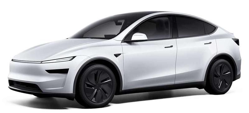 Weiß (pearl white multicoat) Neu 2025 Tesla Model Y SUV | 42.850 € - Bild 1/4
