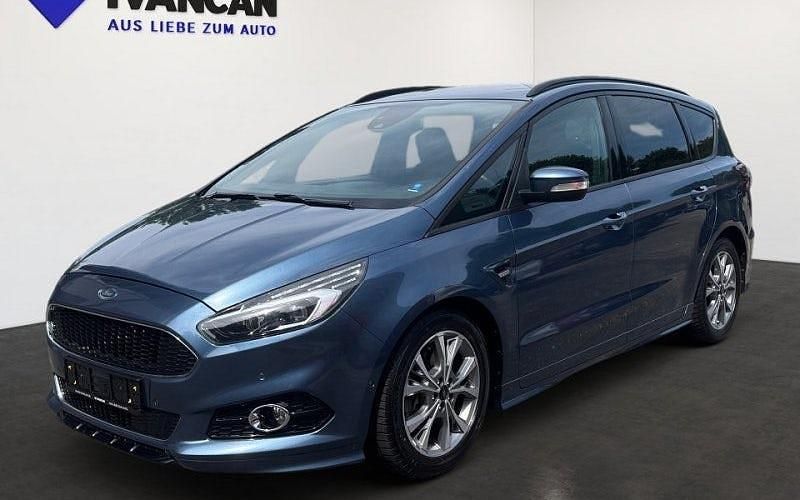 Blau Gebraucht 2018 Ford S-MAX ST-Line Van / Kleinbus | 22.990 € (Etwas zu teuer) - Bild 1/4