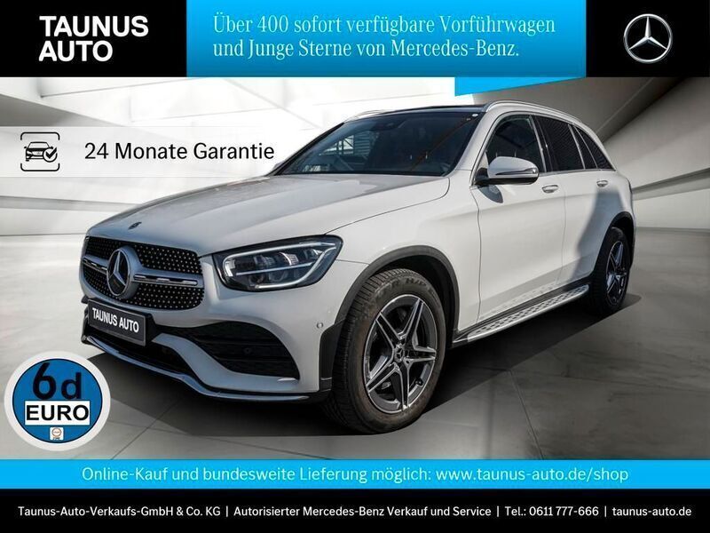 Polarweiß Gebraucht 2022 Mercedes GLC300 AMG line SUV | 48.680 € (Etwas zu teuer) - Bild 1/4