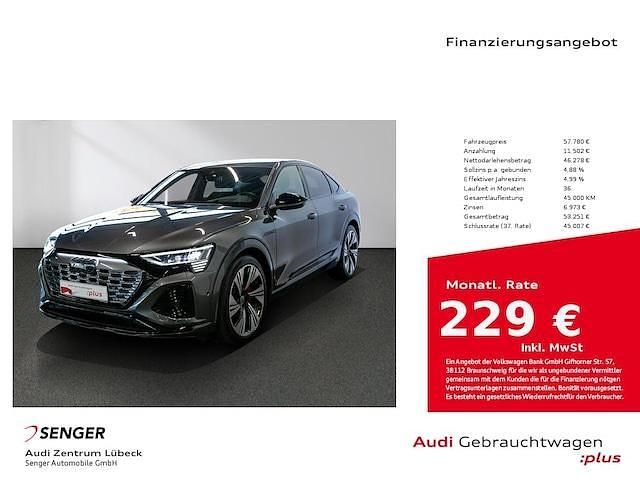 Daytonagrau perleffekt Gebraucht 2024 Audi Q8 Sportback e-tron S-Line SUV | 57.780 € (Superpreis) - Bild 1/4