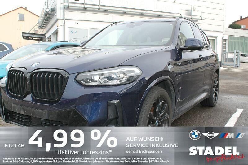 Blau Gebraucht 2022 BMW X3 M Sport SUV | 40.439 € (Fairer Preis) - Bild 1/4