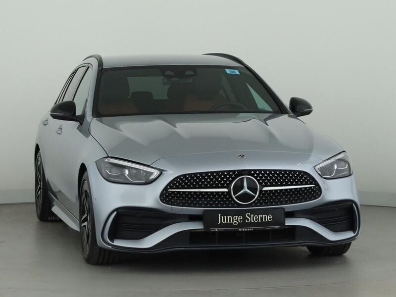 Gebraucht Mercedes C220 AMG 200 PS (147 kW) 2022 Metalliclack hightechsilber Kombi