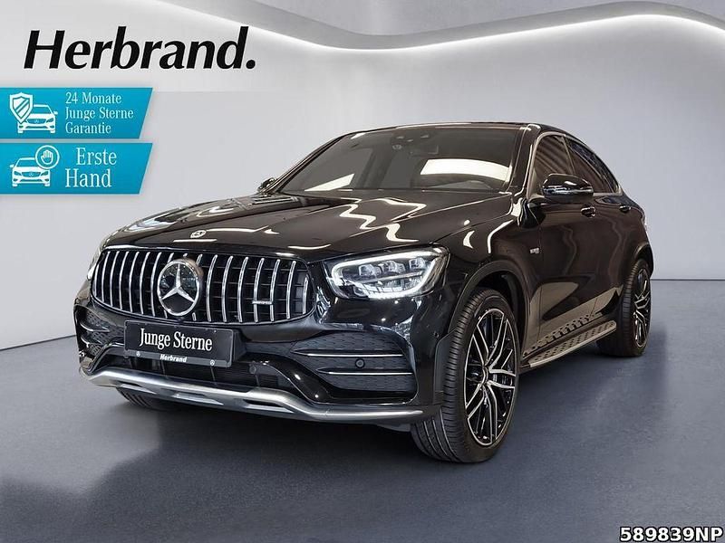 Metalliclack obsidianschwarz Gebraucht 2021 Mercedes GLC43 AMG AMG Coupé | 55.880 € (Fairer Preis) - Bild 1/4