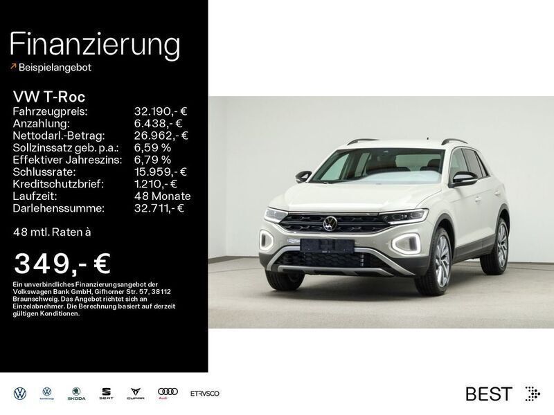 Grau Neu 2025 VW T-Roc Goal SUV | 32.190 € (Superpreis) - Bild 1/4