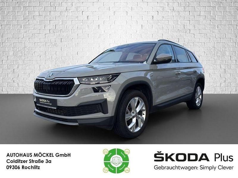 Stahlgrau Gebraucht 2021 Skoda Kodiaq Clever SUV | 28.999 € (Guter Preis) - Bild 1/4