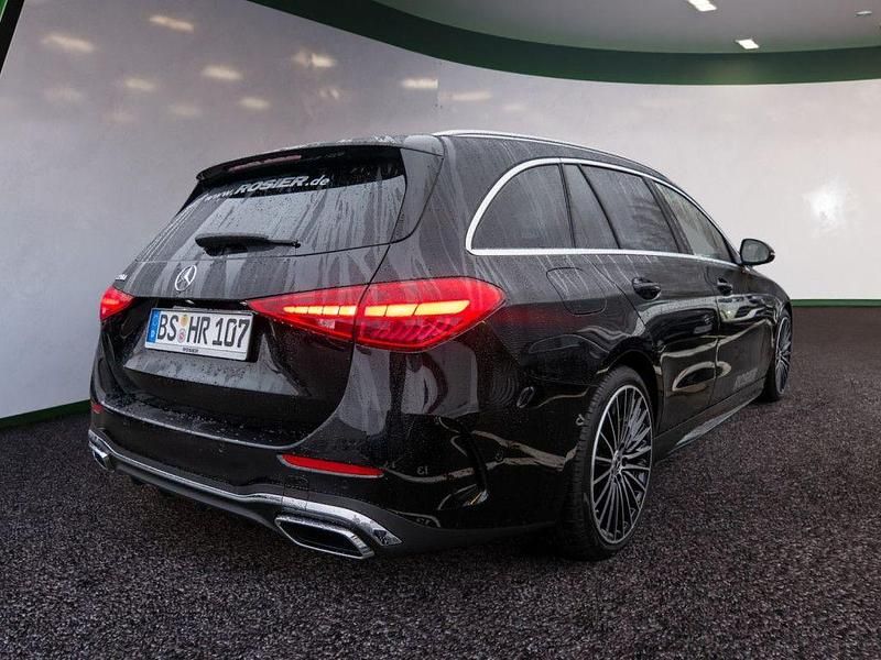 Gebraucht Mercedes C220 AMG line 200 PS (147 kW) 2024 Schwarz / obsidianschwarz Kombi