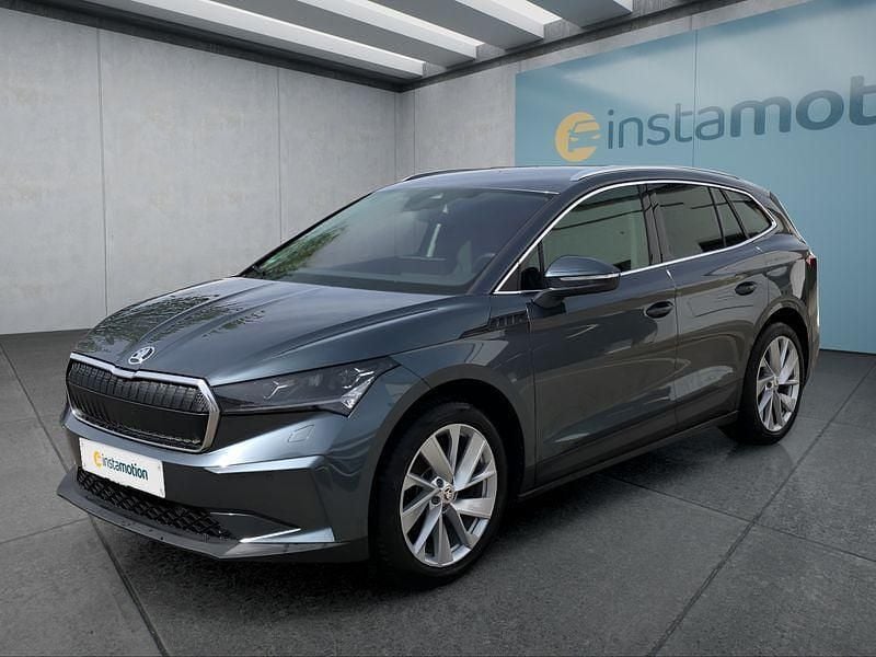 Grau Gebraucht 2021 Skoda Enyaq iV SUV | 31.299 € (Fairer Preis) - Bild 1/4
