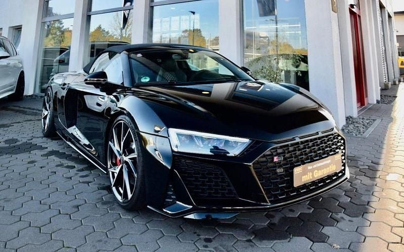 Schwarz Gebraucht 2022 Audi R8 Spyder Exclusive Cabrio | 137.900 € (Superpreis) - Bild 1/4