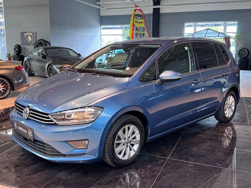 Gebraucht VW Golf Sportsvan Comfortline 125 PS (91 kW) 2015 Blau Van / Kleinbus