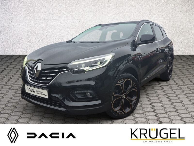 Black pearlschwarz metallic Gebraucht 2021 Renault Kadjar Black Edition SUV | 18.490 € (Fairer Preis) - Bild 1/4