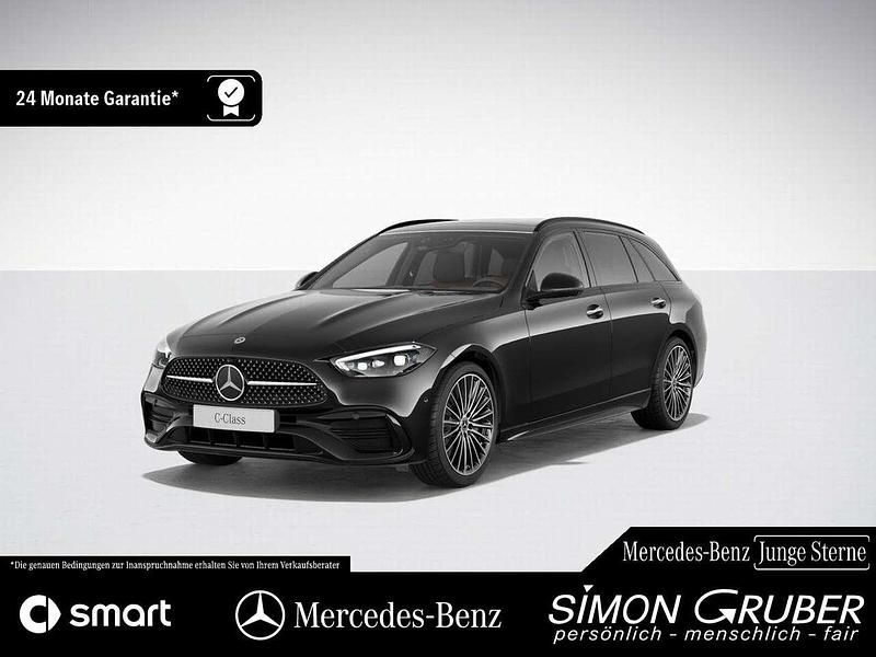 Lack obsidianschwarz Gebraucht 2025 Mercedes C300 AMG Kombi | 53.850 € (Teuer) - Bild 1/4