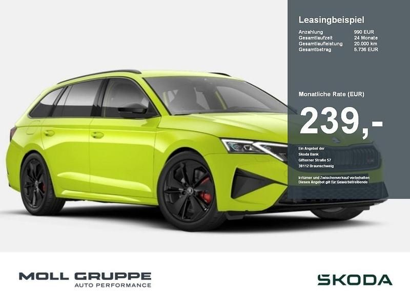 Grün Neu 2025 Skoda Octavia RS Kombi | 40.480 € (Guter Preis) - Bild 1/4