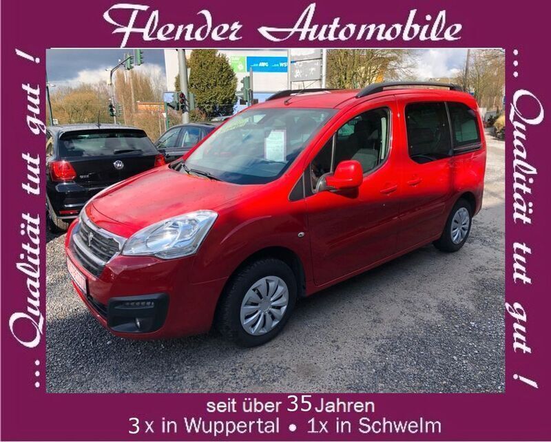 Rot Gebraucht 2017 Peugeot Partner Tepee Active Van / Kleinbus | 9.980 € (Etwas zu teuer) - Bild 1/4