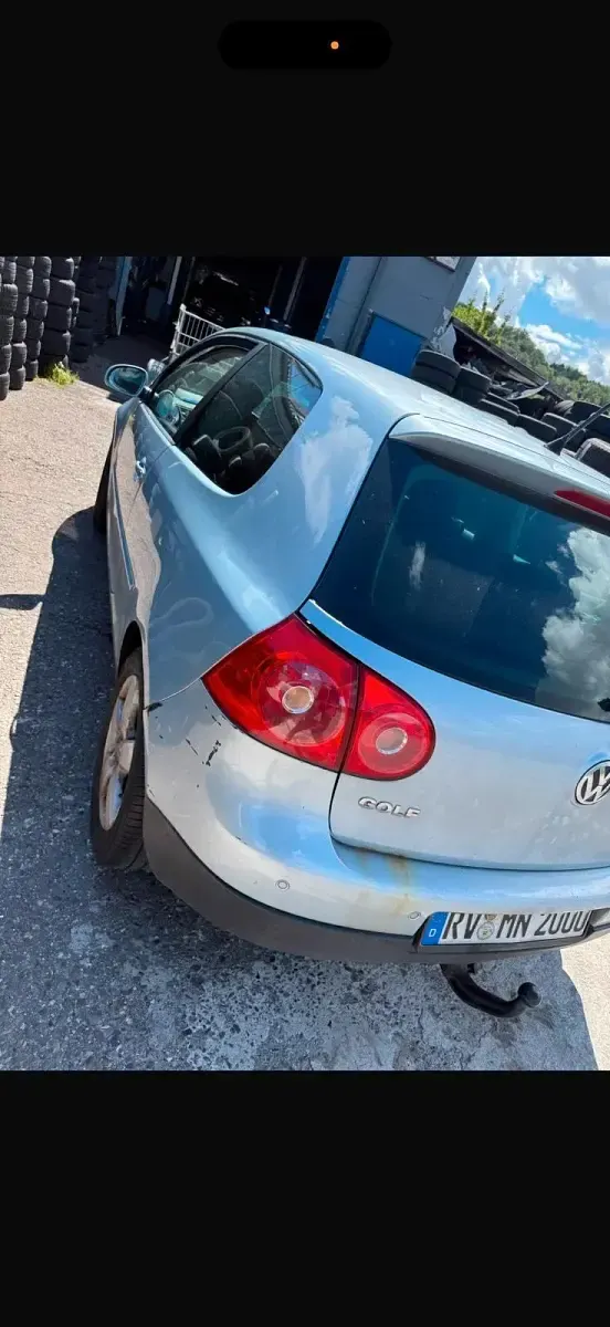 Gebraucht VW Golf V 105 PS (77 kW) 2008 Blau Kleinwagen