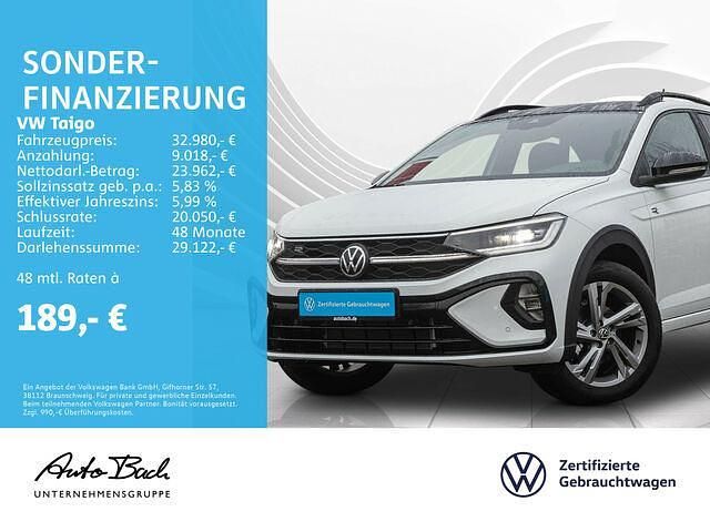 Gebraucht VW Taigo R-line 150 PS (110 kW) 2024 Weiß SUV