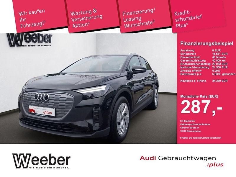 Gebraucht Audi Q4 e-tron Comfort 125 kW (170 PS) 2023 Mythosschwarz metallic SUV