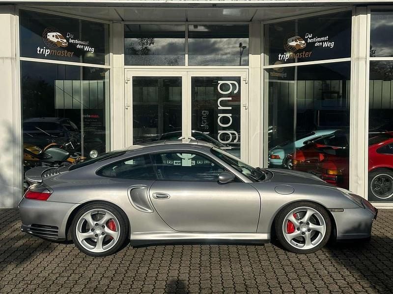 Gebraucht Porsche 911 Turbo 420 PS (308 kW) 2001 Arktissilber 92t Coupé