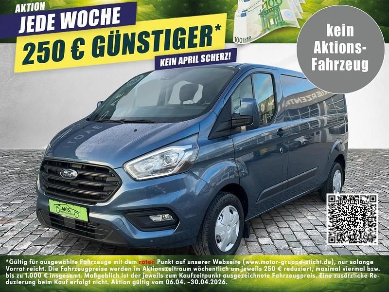 Gebraucht Ford Transit Custom Trend 131 PS (96 kW) 2022 Chroma blau metallic Limousine