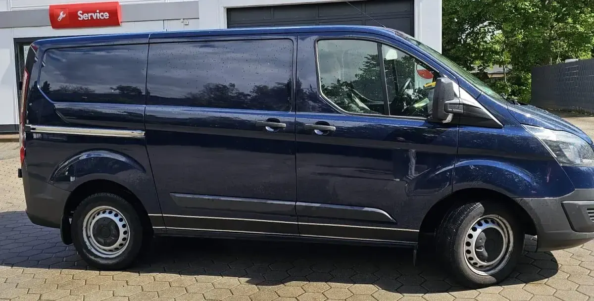 Gebraucht Ford Transit Custom 101 PS (74 kW) 2013 Blau Van / Kleinbus