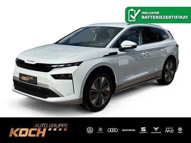 Moonweiss metallic Neu 2025 Skoda Enyaq iV Loft SUV | 49.949 € (Guter Preis) - Bild 1/4