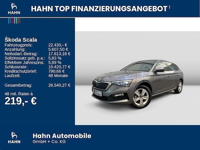 Gebraucht Skoda Scala Style 150 PS (110 kW) 2023 Graphitegrau metallic Kleinwagen