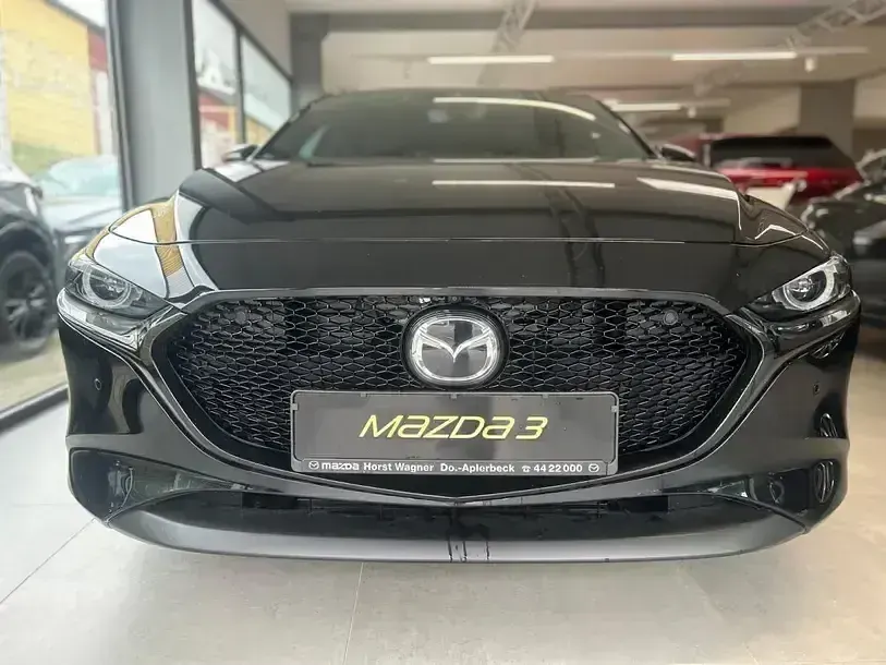 Neu Mazda 3 Exclusive-Line 186 PS (136 kW) 2025 Jet black Kleinwagen
