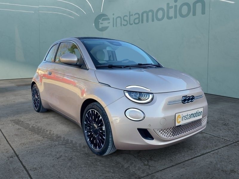 Gold Gebraucht 2021 Fiat 500e Cabrio | 23.994 € (Teuer) - Bild 1/4