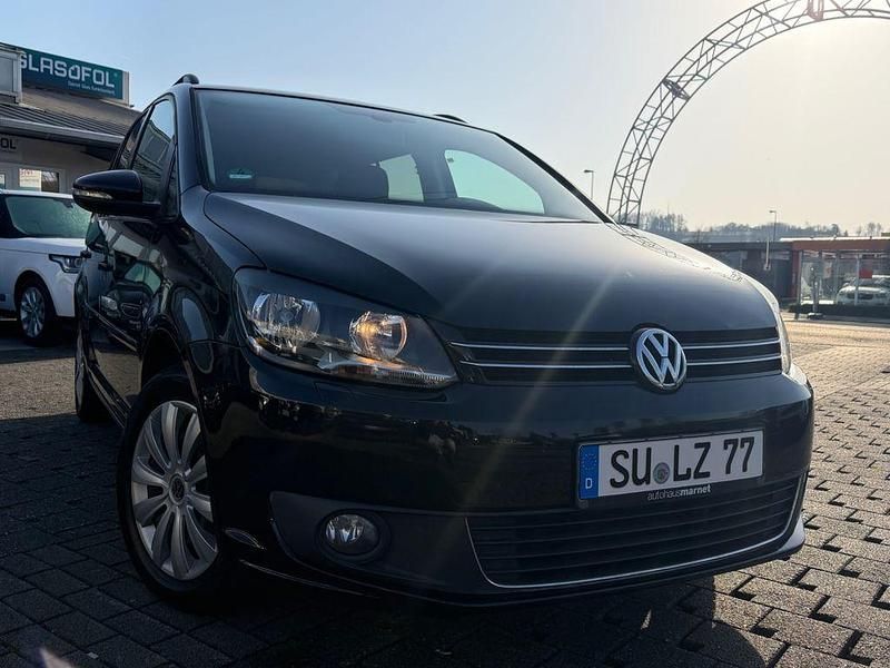 Gebraucht VW Touran Comfortline 105 PS (77 kW) 2012 Schwarz Van / Kleinbus