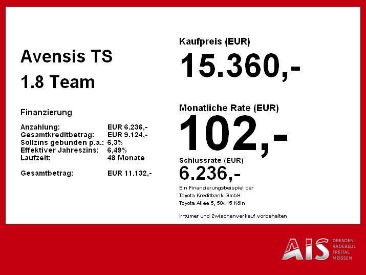 Gebraucht Toyota Avensis Team 147 PS (108 kW) 2018 Grey metallic Kombi