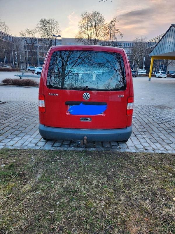 Gebraucht VW Caddy Life 75 PS (55 kW) 2006 Rot Van / Kleinbus