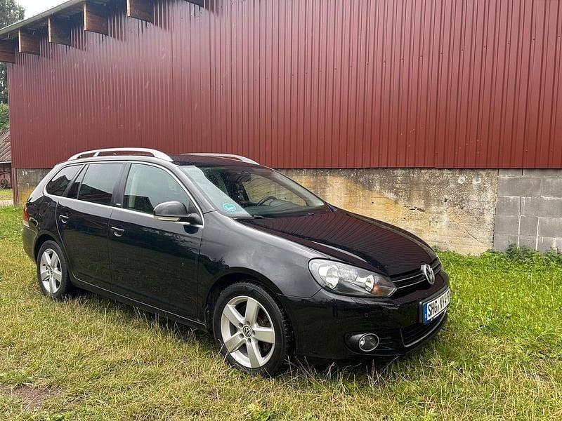 Schwarz Gebraucht 2012 VW Golf VII Style Kombi | 4.200 € (Superpreis) - Bild 1/4