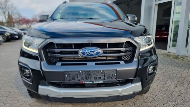 Obsidianschwarz metallic Gebraucht 2022 Ford Ranger Wildtrack Abholung | 31.900 € (Fairer Preis) - Bild 1/4