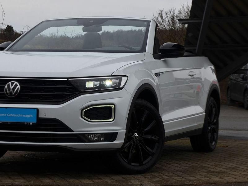 Gebraucht VW T-Roc Cabriolet R-line 150 PS (110 kW) 2022 Weiß Cabrio
