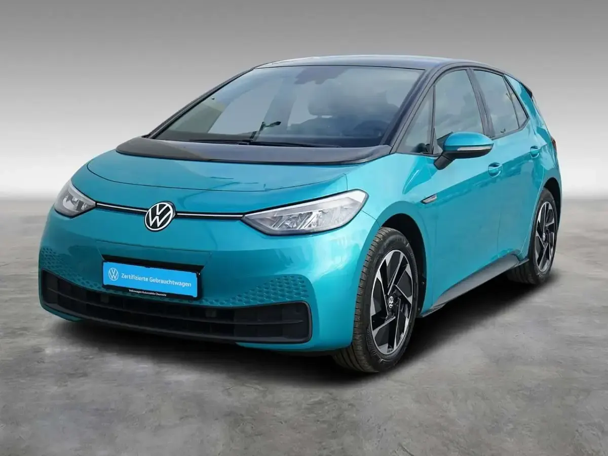 Gebraucht VW ID.3 Pro Performance 150 kW (204 PS) 2023 Makenatürkis metallic/schwarz Kleinwagen
