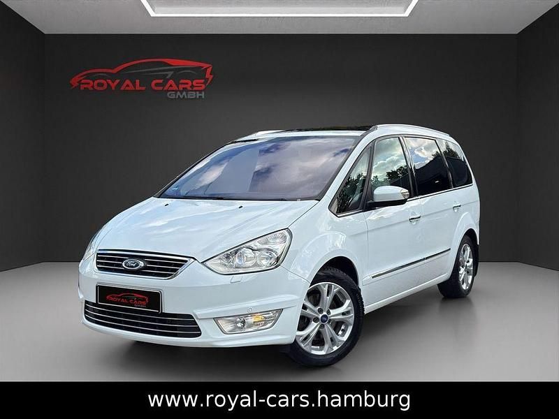 Weiß Gebraucht 2014 Ford Galaxy Titanium Van / Kleinbus | 14.001 € - Bild 1/4