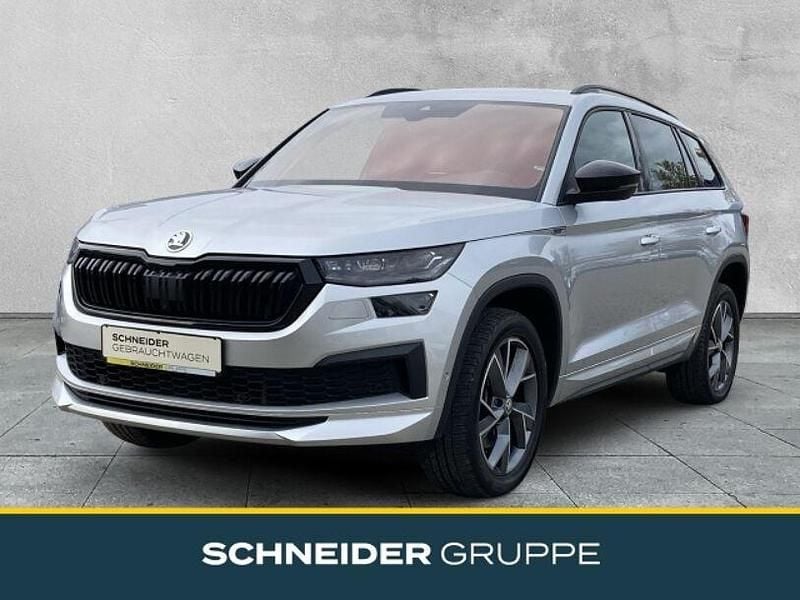 Silber Gebraucht 2024 Skoda Kodiaq SportLine SUV | 43.890 € (Guter Preis) - Bild 1/4