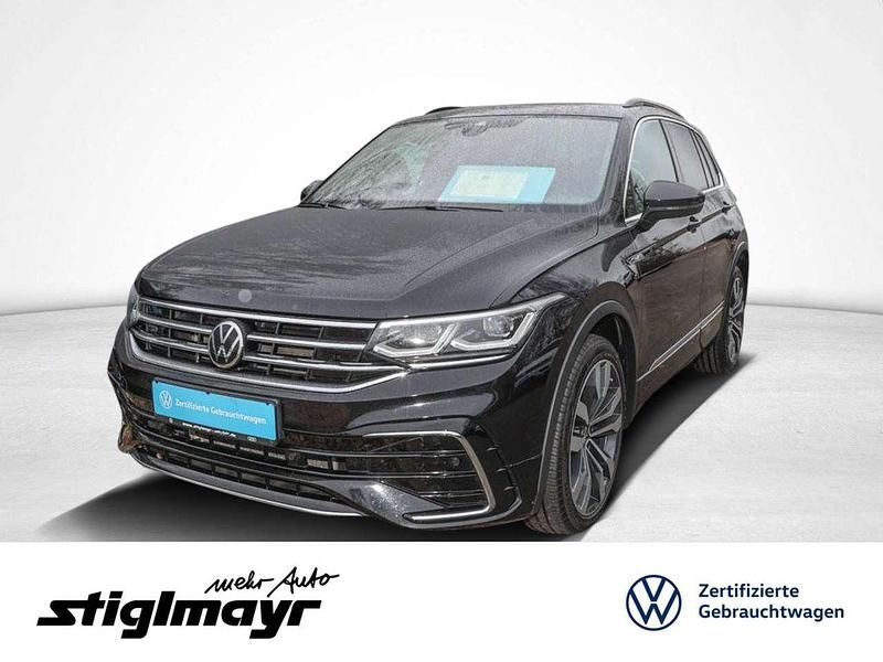 Deep black perleffekt Gebraucht 2021 VW Tiguan R-line SUV | 34.990 € (Etwas zu teuer) - Bild 1/4