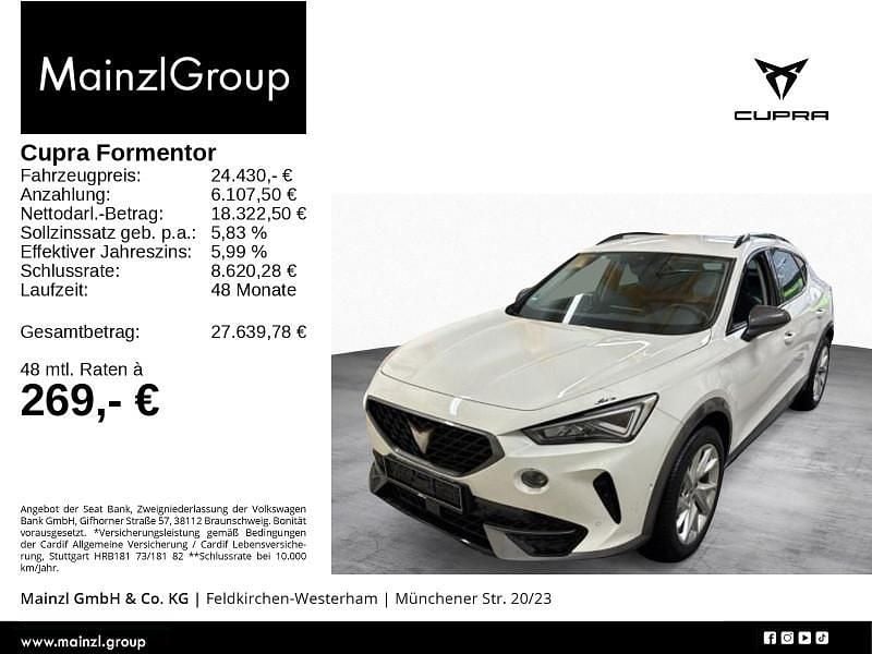 Weiß Gebraucht 2022 Cupra Formentor SUV | 24.430 € (Superpreis) - Bild 1/3