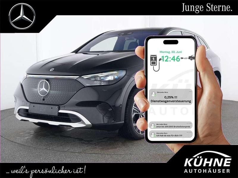 Schwarz Gebraucht 2024 Mercedes EQE350 Electric Art SUV | 63.800 € (Fairer Preis) - Bild 1/4