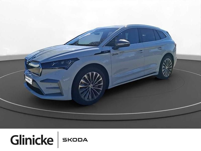 Moonweiss metallic Gebraucht 2025 Skoda Enyaq iV LAURIN & KLEMENT SUV | 44.950 € (Superpreis) - Bild 1/3