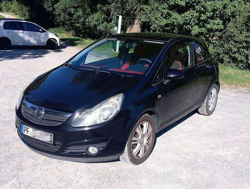 Schwarz Gebraucht 2009 Opel Corsa Color Edition Limousine | 2.799 € (Guter Preis) - Bild 1/4