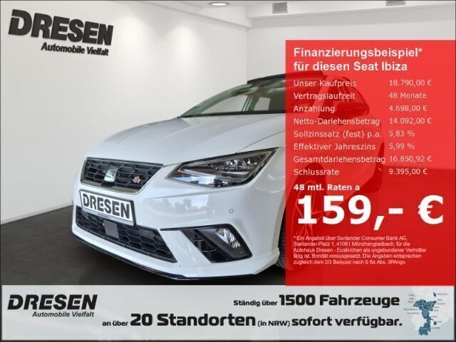 Weiss Gebraucht 2018 Seat Ibiza Beats Kleinwagen | 18.790 € (Etwas zu teuer) - Bild 1/4