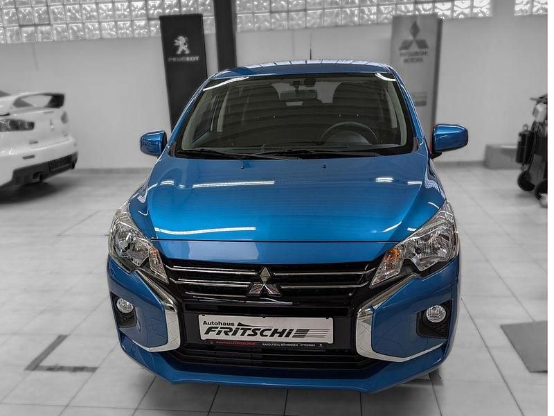 Blau Gebraucht 2021 Mitsubishi Space Star Edition+ Limousine | 12.700 € (Fairer Preis) - Bild 1/4