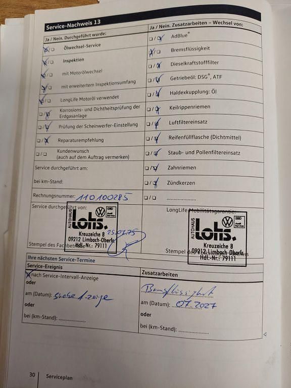 Gebraucht VW Passat Highline 150 PS (110 kW) 2016 Blau Kombi