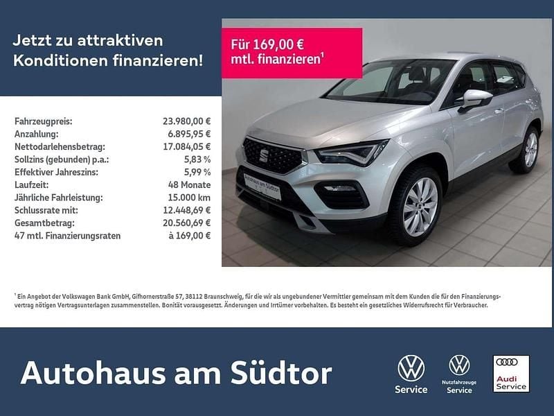 Reflexsilber Gebraucht 2024 Seat Ateca Style SUV | 23.980 € (Superpreis) - Bild 1/4