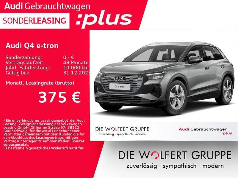 Taifungrau metallic Gebraucht 2024 Audi Q4 e-tron Ambiente SUV | 41.340 € (Etwas zu teuer) - Bild 1/4