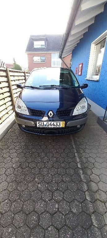 Gebraucht Renault Scénic II Privilege 135 PS (99 kW) 2008 Blau Van / Kleinbus