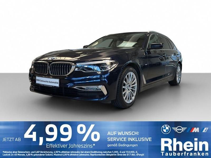 Blau Gebraucht 2018 BMW 530 Luxury Line Limousine | 29.890 € (Guter Preis) - Bild 1/4