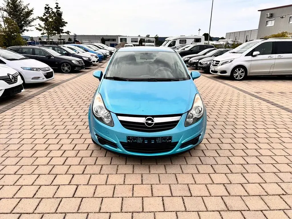Gebraucht Opel Corsa Edition 69 PS (50 kW) 2010 Blau Kleinwagen